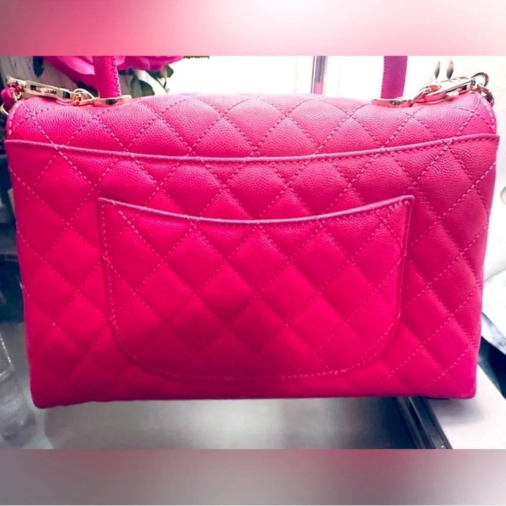Chanel Coco Top Handle medium Flap Bag - Picture 7 of 12